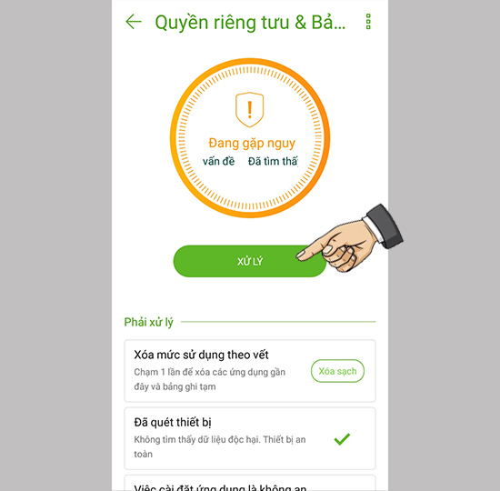 ​Xử lý vấn đề ảnh hưởng